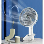 Mini ventilateur de bureau clipsable et pliable
