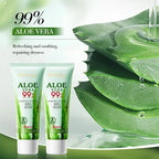 Gel d’Aloe Vera 99% Hydratant Visage & Corps – Soin Nourrissant et Apaisant pour Peaux Sensibles – 1 Acheté = 1 OFFERT