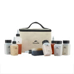Ensemble de 8 pots d'assaisonnement portables