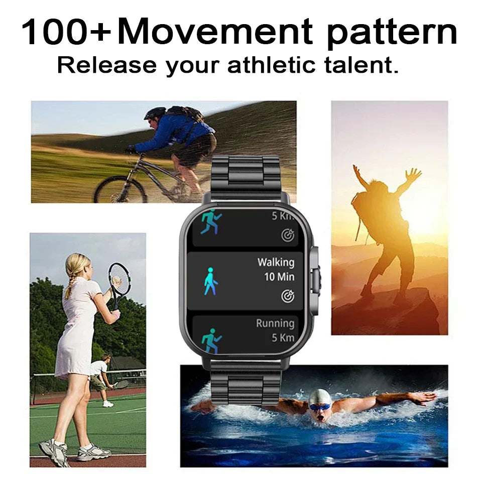 Montre intelligente connectée 2 en 1 avec écouteurs + Bracelet OFFERT