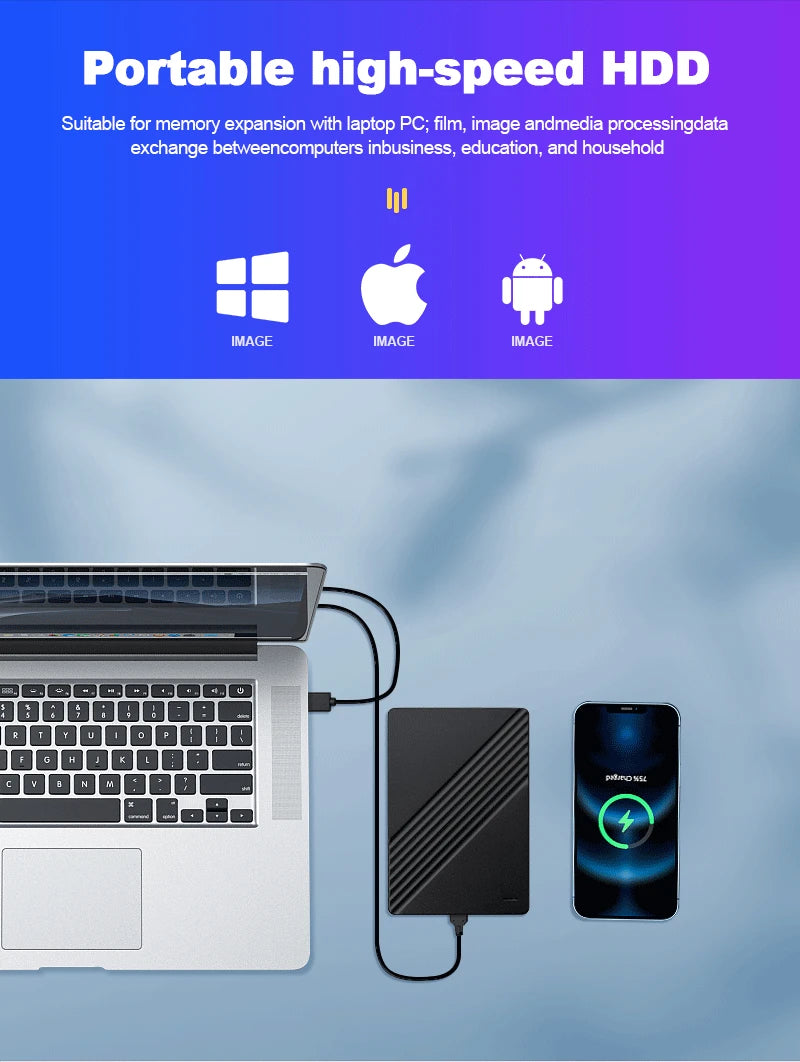 Disque dur externe portable haute vitesse HD