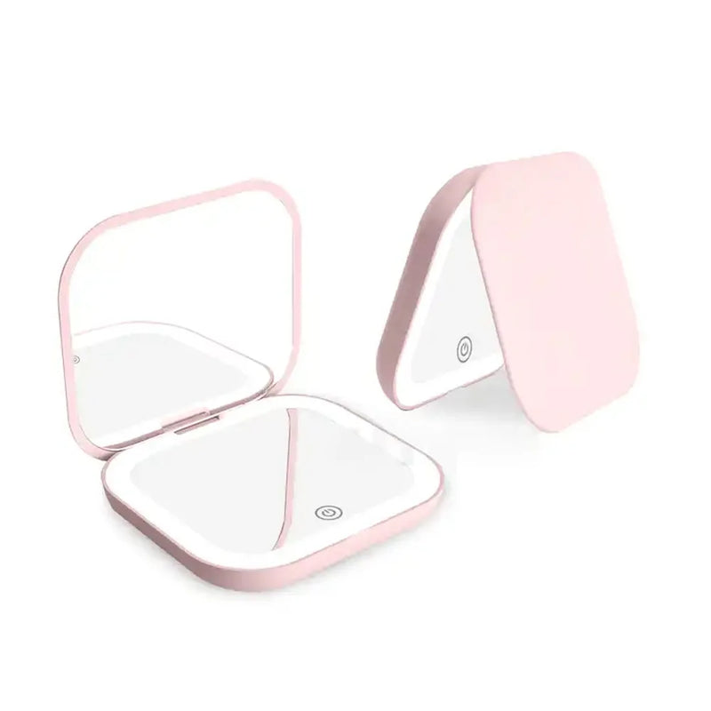 Mini Miroir de poche x2 et à LED - 1 ACHETÉ = 1 OFFERT