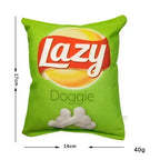 Jouet pour Chien Sac de Chips en Peluche – Couineur & Interactif – À Mâcher pour Chiots et Chiens