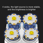Lampe torche 4 LED ULTRA puissantes COB