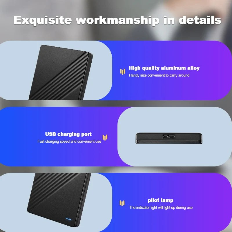Disque dur externe portable haute vitesse HD