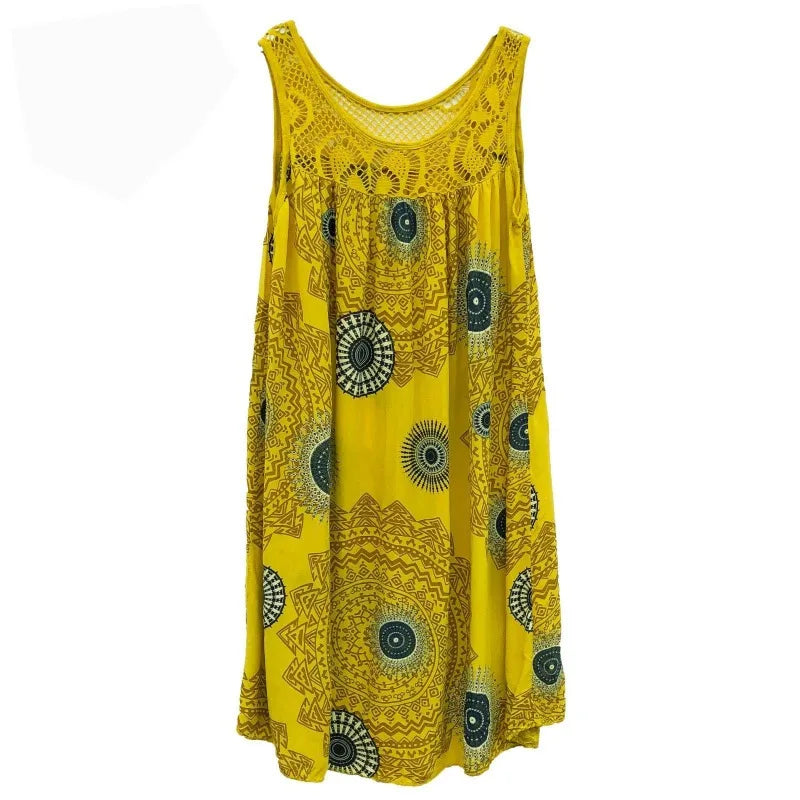 Robe d'Été à Motif Mandala - Spéciale Grandes Tailles