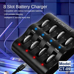 Chargeur Intelligent USB pour Piles Plates - 20mA, 40mA & 70mA