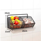Panier à Suspendre de Rangement de Cuisine en Métal