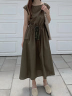 Robe ample vintage en coton - Collection 2024