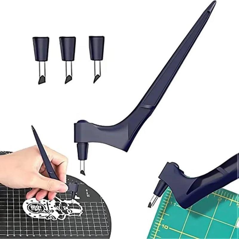 Outil de Coupe DIY avec Lame Rotative en Acier 360°