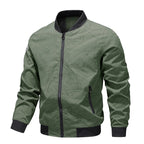 Chaqueta bomber ligera de entretiempo con estampado geométrico - Hombre