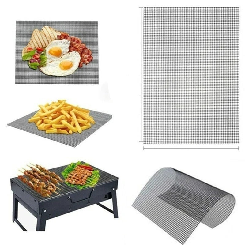 Lot de 2 Grilles antiadhésives pour BBQ
