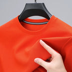 T-Shirt Gaufré Respirant à Col Rond – Homme