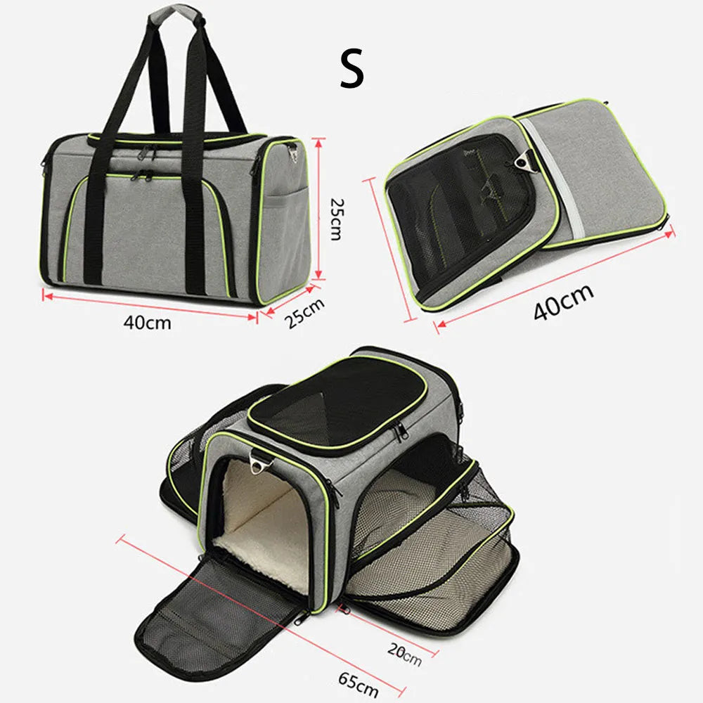 Sac de transports pour animaux extensible
