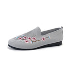 Ballerines en Maille respirante Détail Broderie - Printemps 2025