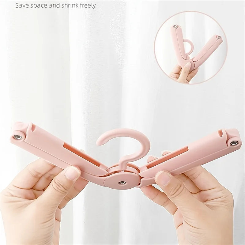 Lot de 6 Mini Cintres de Voyage Pliables