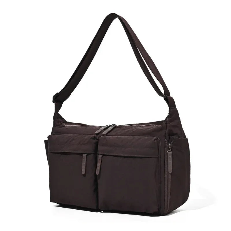 Women's Nylon Tote Bag – Practical and Stylish Multipocket Design