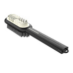 Brosse 2 en 1 pour Nettoyage de Chaussures Cuir & Daim - Crochet OFFERT