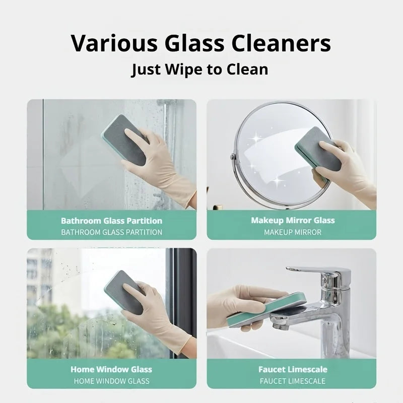 Lot de 6 Éponges Magiques Nettoyage Vitres – Anti-Calcaire et Taches d’Eau