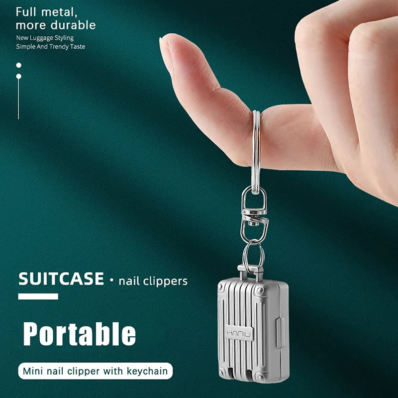 Porte-Clés Coupe-Ongles Original Acier Compact