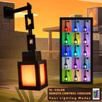 Lanterne Portable Style Pixel avec Télécommande - 16 Couleurs
