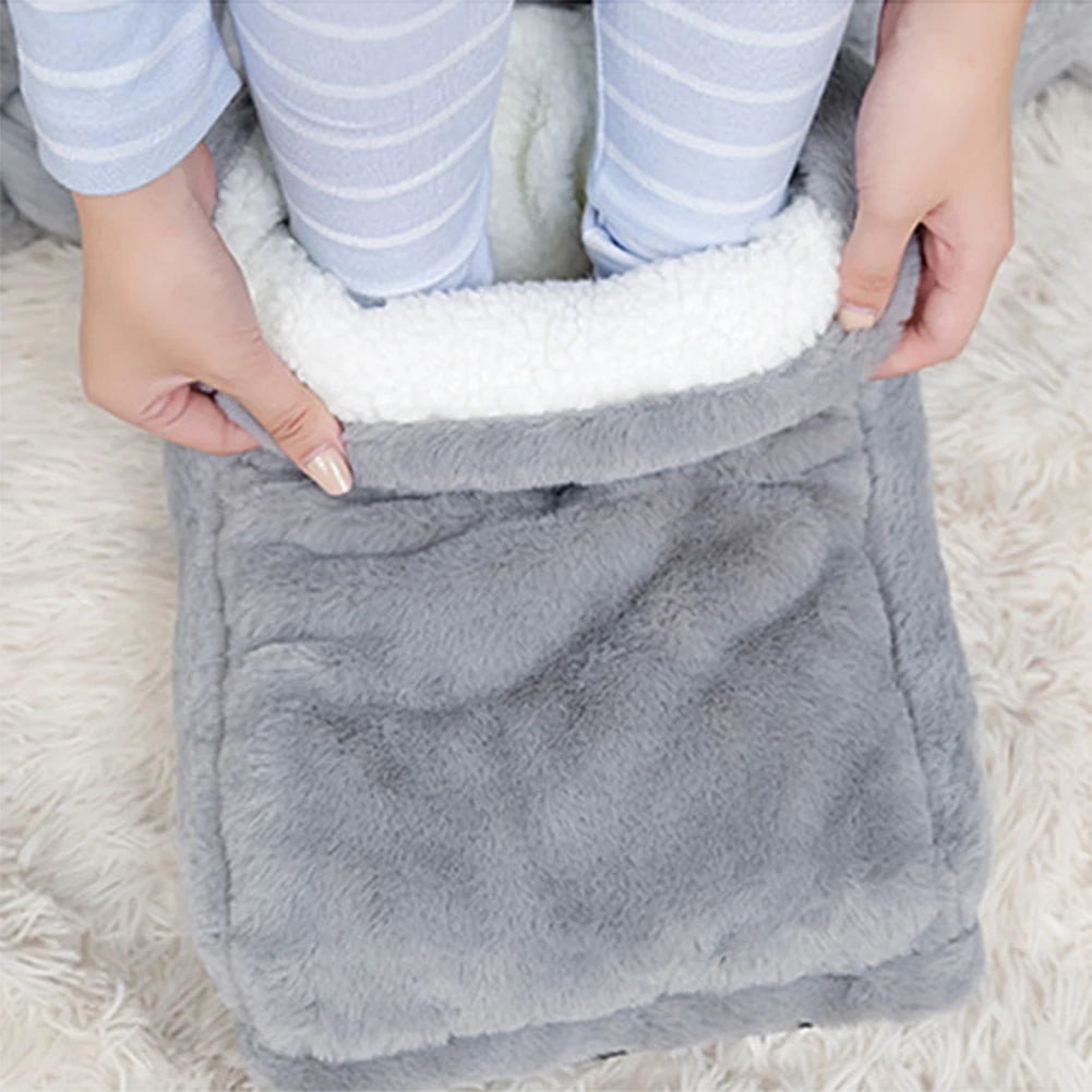 Chauffe-Pieds Bottes USB en Peluche Douce