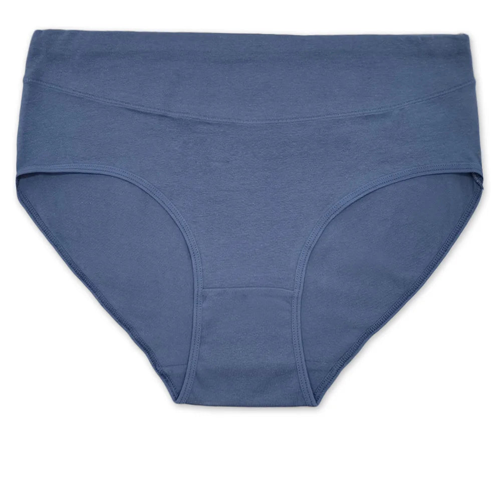 Lot de 6 Culottes en Coton Stretch - Ventre Contrôle
