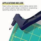 Outil de Coupe DIY avec Lame Rotative en Acier 360°