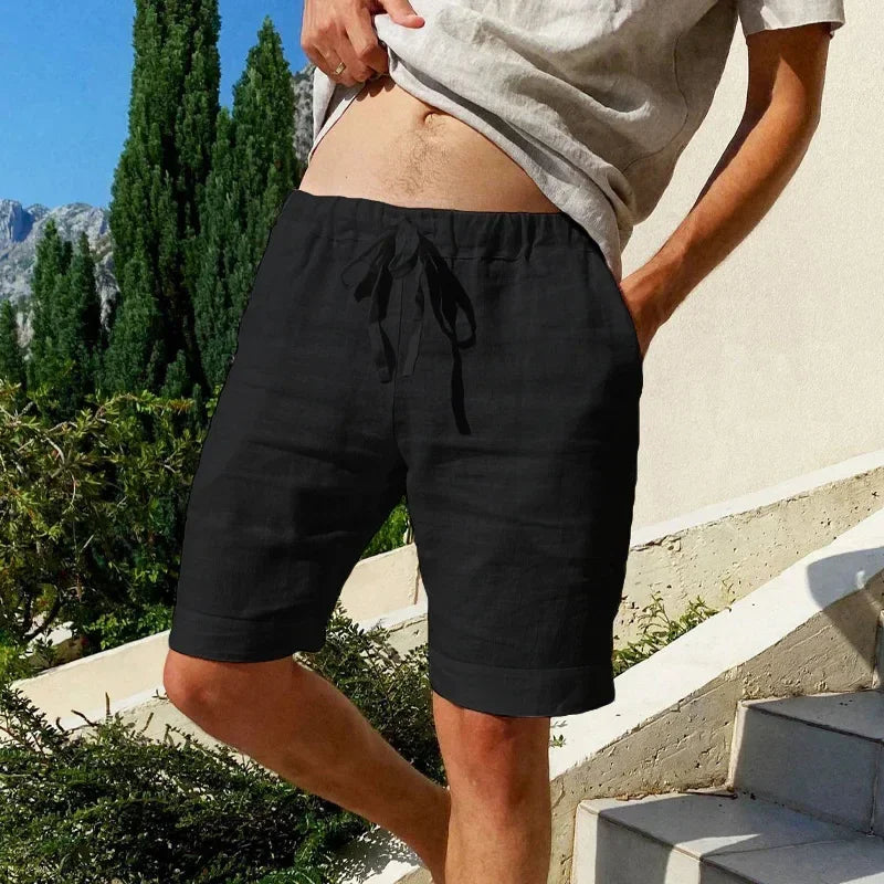 Pantalon Court Homme Léger – Look Estival Chic