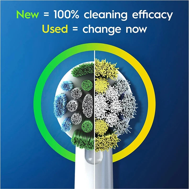 Brosse à dents électrique rotative Oral-B Précision Clean + 4 Brosses