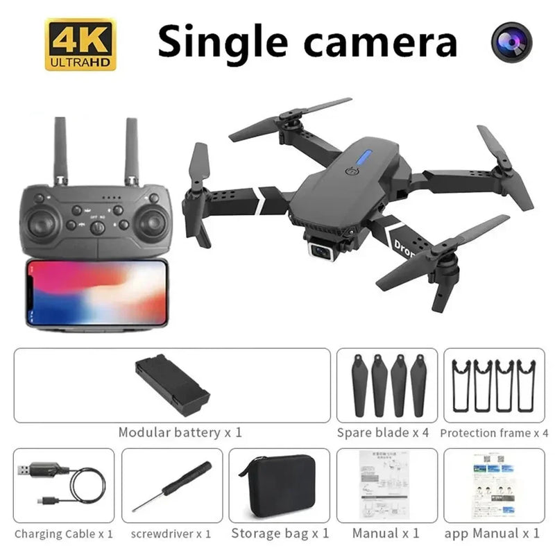 Drone Pliable 4K HD avec Double Caméra