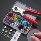 Pince perforatrice pour bouton à pression + 50 boutons