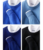 Pull col rond doux et intemporel pour Homme