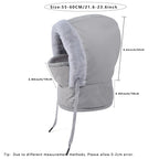 Cagoule Polaire Thermique Froid eXtrême - Cache-cou intégré