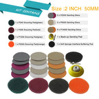 Kit de Restauration Polissage de Phares pour Perceuse Électrique - KIT 21PCS