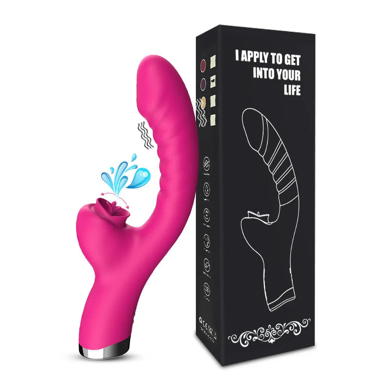 CANDY LUSH - Vibromasseur 2 en 1 - 20 modes de plaisir intense