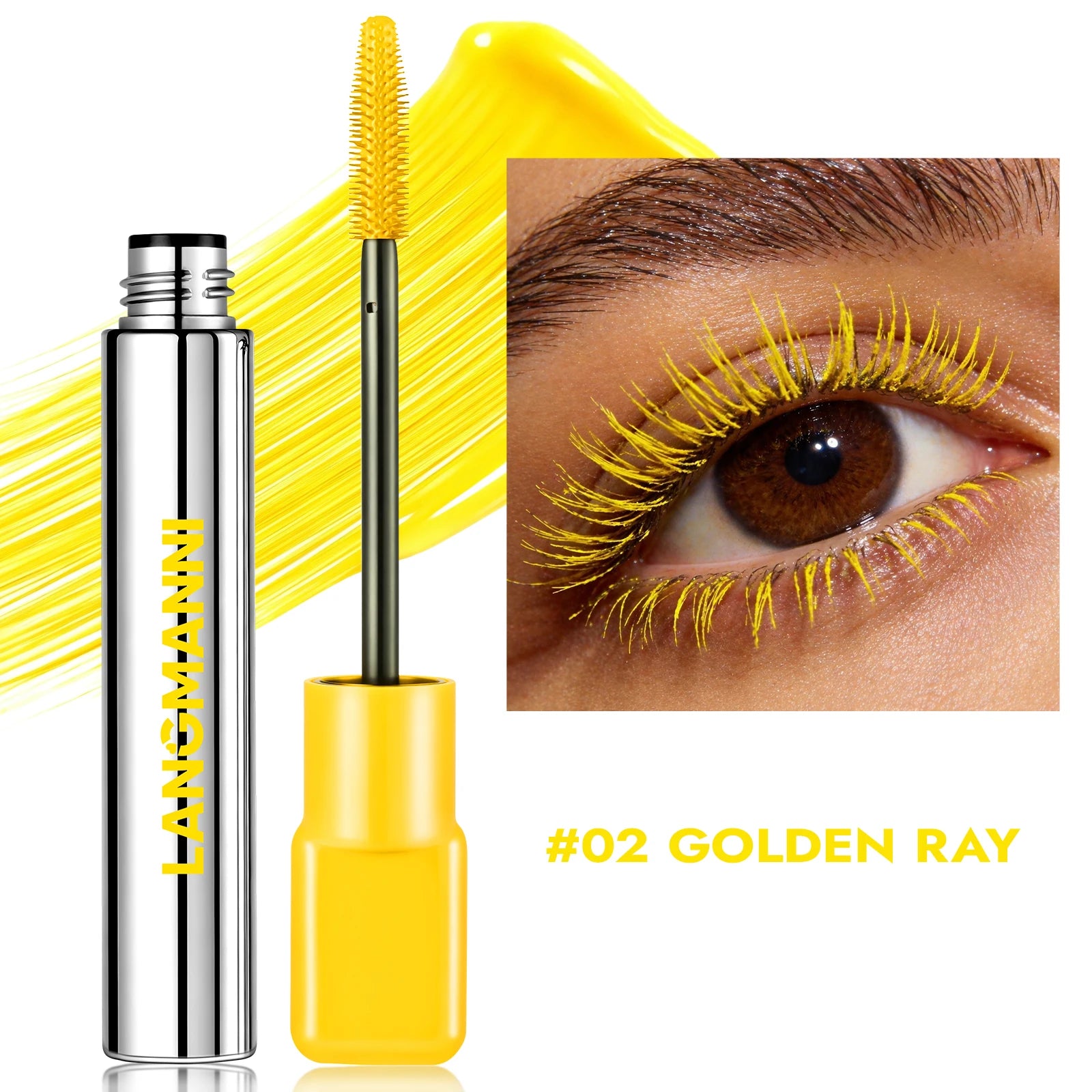 Waterproof Colored Mascara 8 Colors – Volumizing, Curling, and Long-Lasting