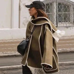 Manteau Écharpe Avec Touche de Tassel