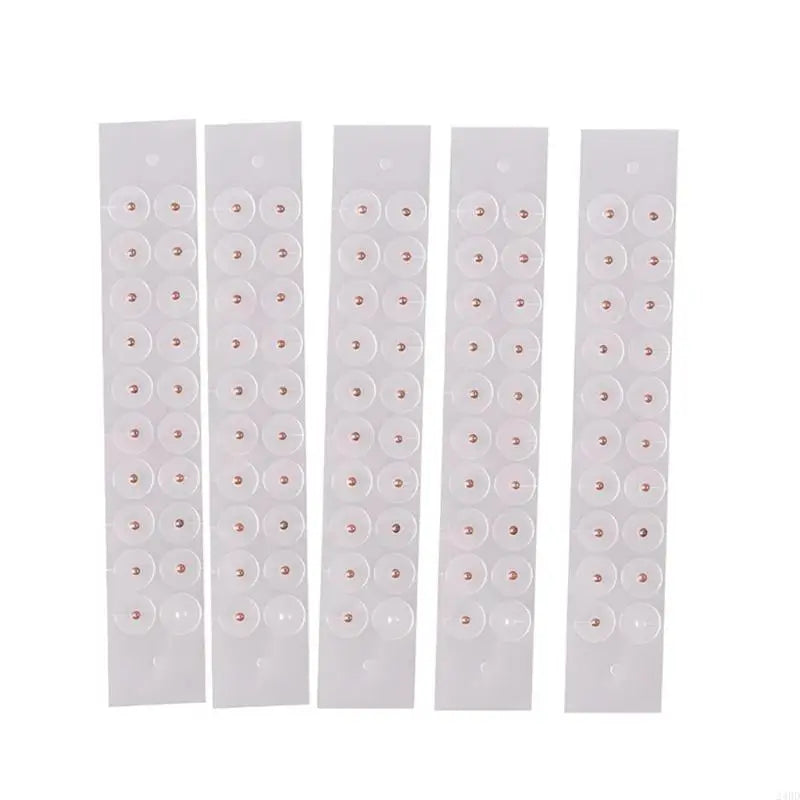 Lot de 100 Patchs Adhésifs d'Acupuncture pour Oreilles - Multiples Bienfaits