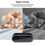 Réveil Connecté Espion pour Maison WIFI DVR Full HD 1080P