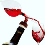 Aérateur de Vin en Verre – Verseur Décanteur Rapide pour Vin Rouge – Accessoire Élégant pour Dégustation