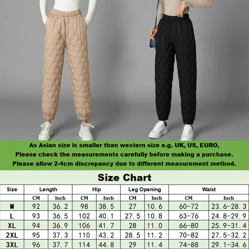 Pantalon Thermique Matelassé Imperméable - Femme