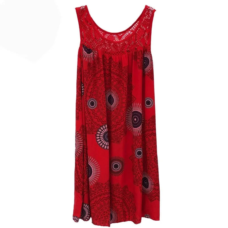 Robe d'Été à Motif Mandala - Spéciale Grandes Tailles