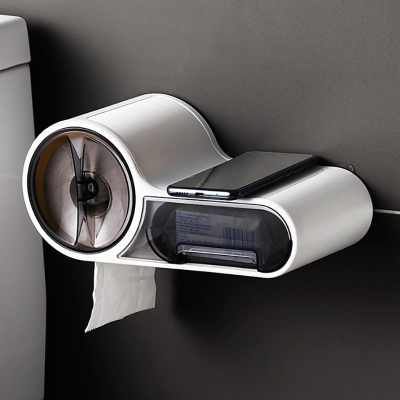 Porte-papier Hygiénique et Multifonctionnel