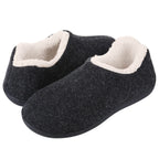 Chaussons Thermiques en Coton et Peluche Douce Antidérapants