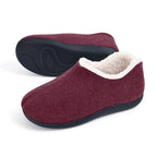 Chaussons Thermiques en Coton et Peluche Douce Antidérapants