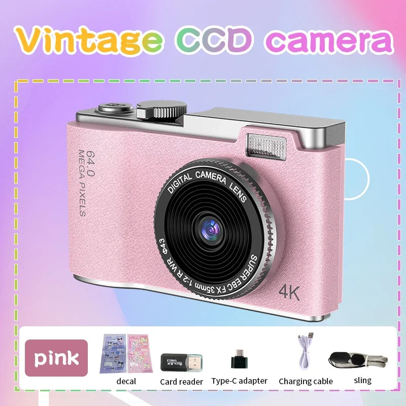 Appareil Photo/Vidéo Numérique 4K - 64MP Haute Définition
