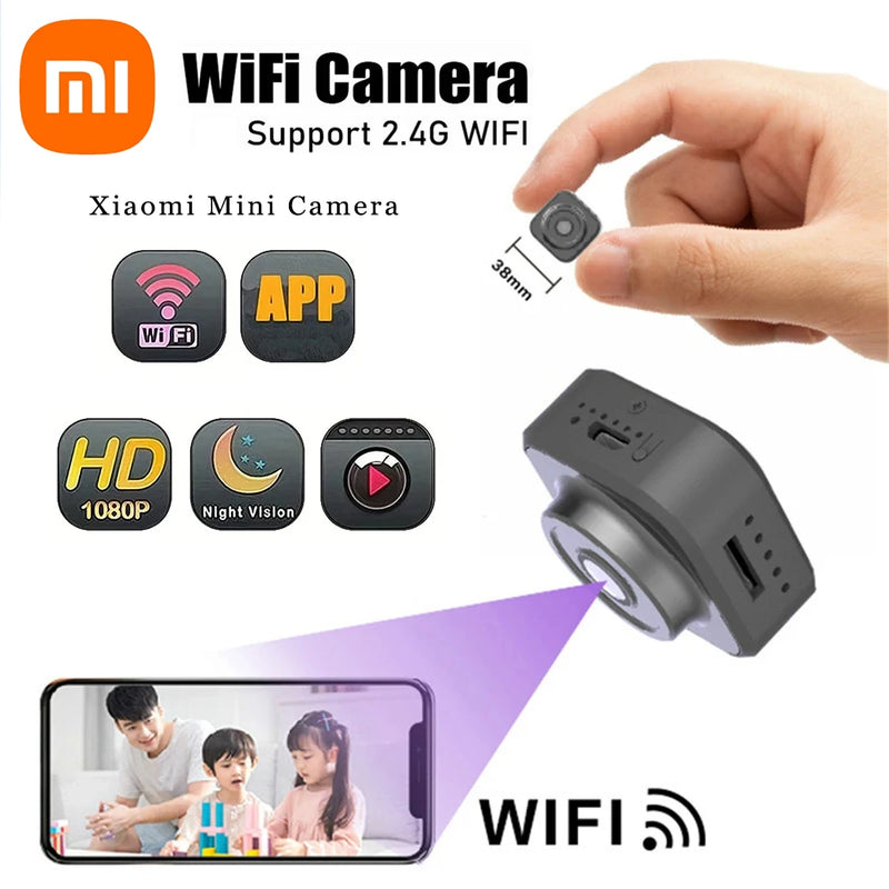 Mini caméra WiFi HD 1080P + Carte SD 16Go