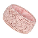 Bandeau KeepWarm Torsadé Doublure Fausse Fourrure Chaude