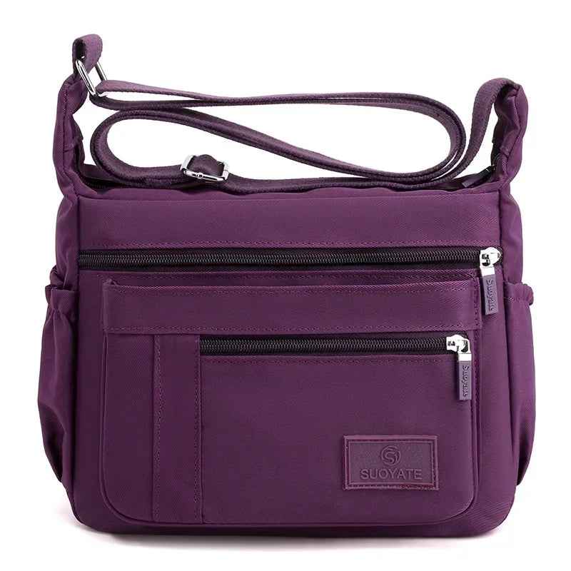 Sac Bandoulière Femme en Nylon Imperméable – Grande Capacité et Multipoches